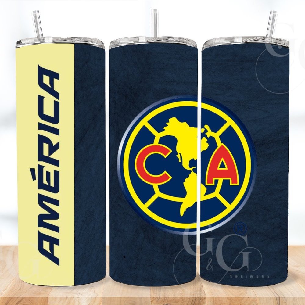 Club America Soccer Team Tumbler